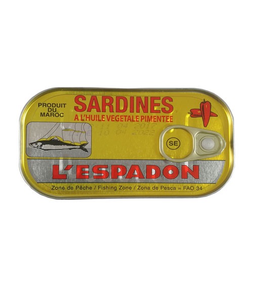 SKL Espadon Sardines in Vegetable Oil 125g