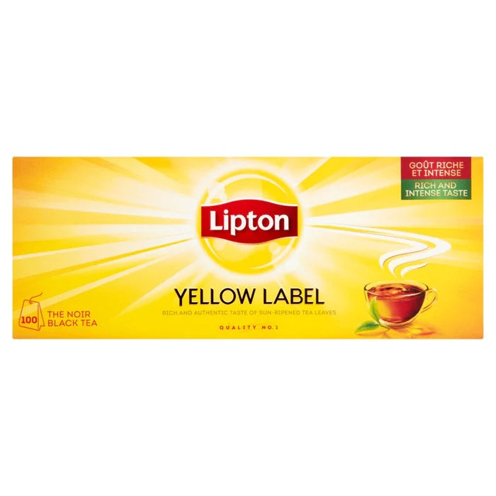 MASLipton Yellow Label 100 The Noir Black Tea Bags 200g-Food