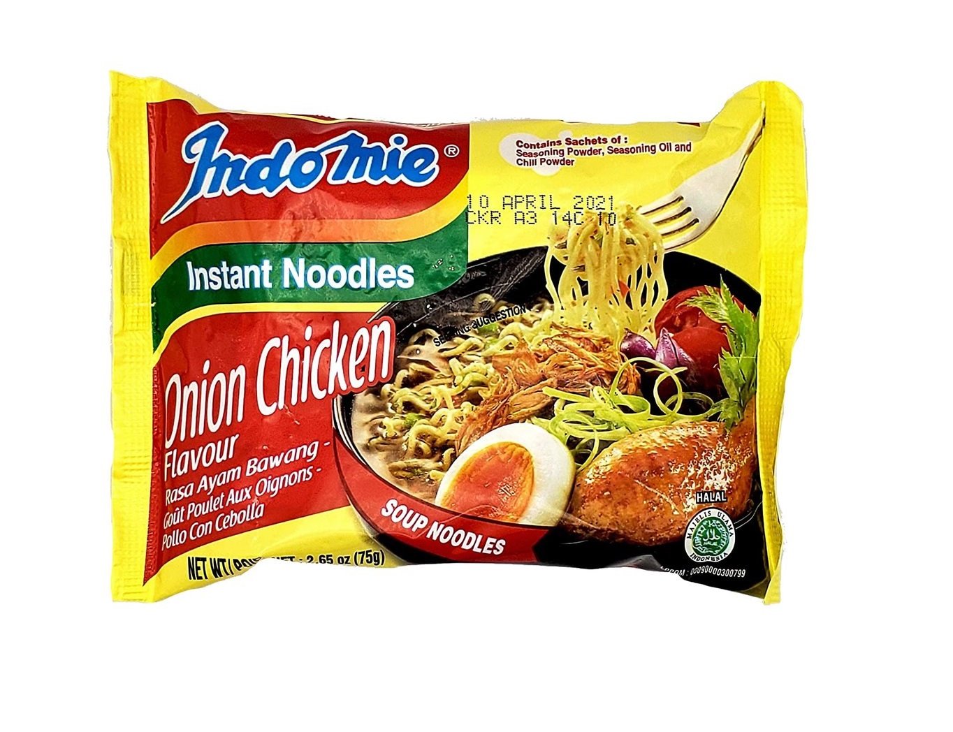 MASIndomie Noodles Onion Chicken 70g Box of 40-Fd
