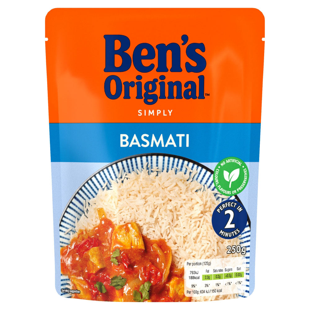 MASBens Original Basmati Microwave Rice 250g-Food