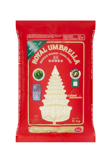 MASRoyal Umbrella Thai Jasmine Rice 5Kg-Fd