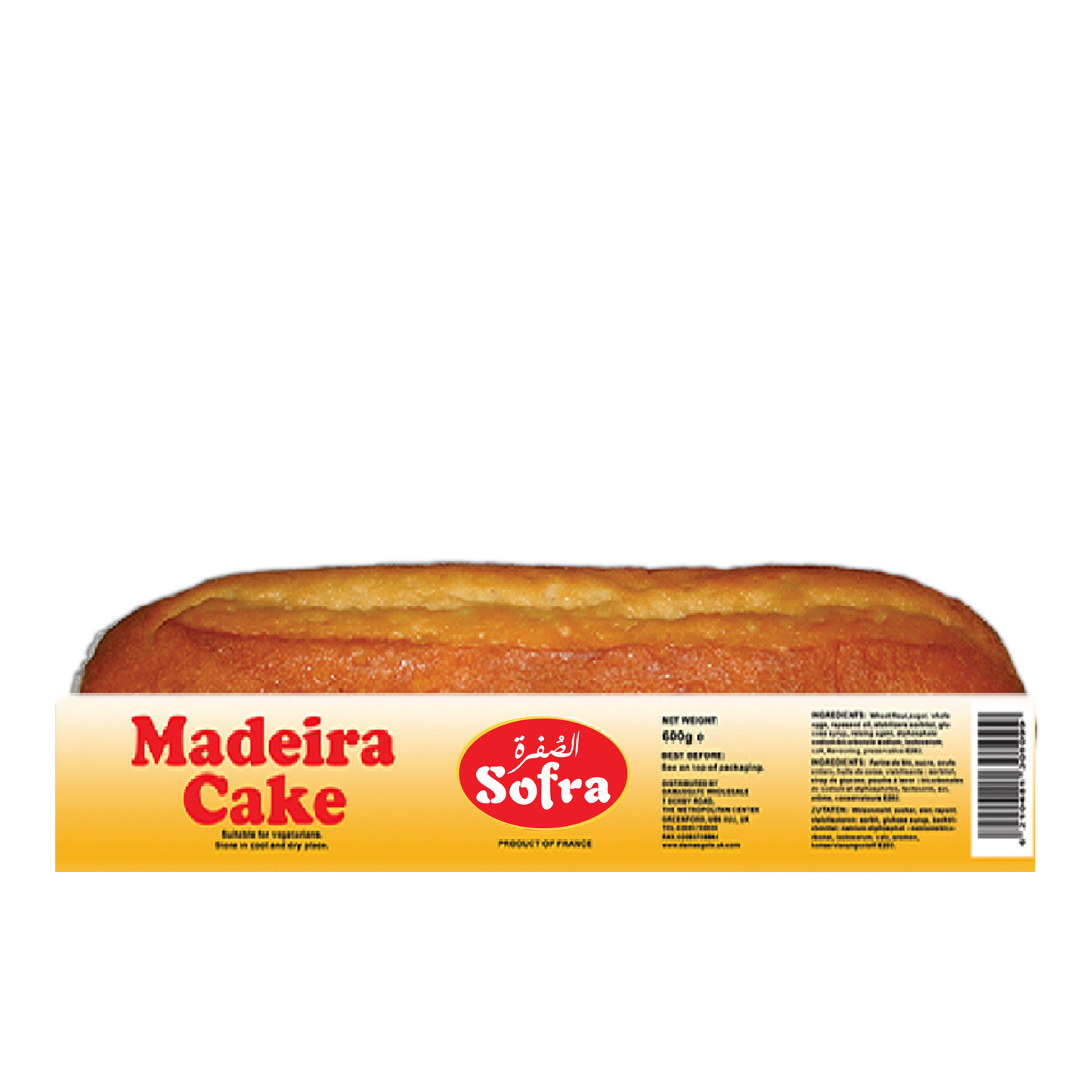 MASSofra Madeira Cake 600g-Fd