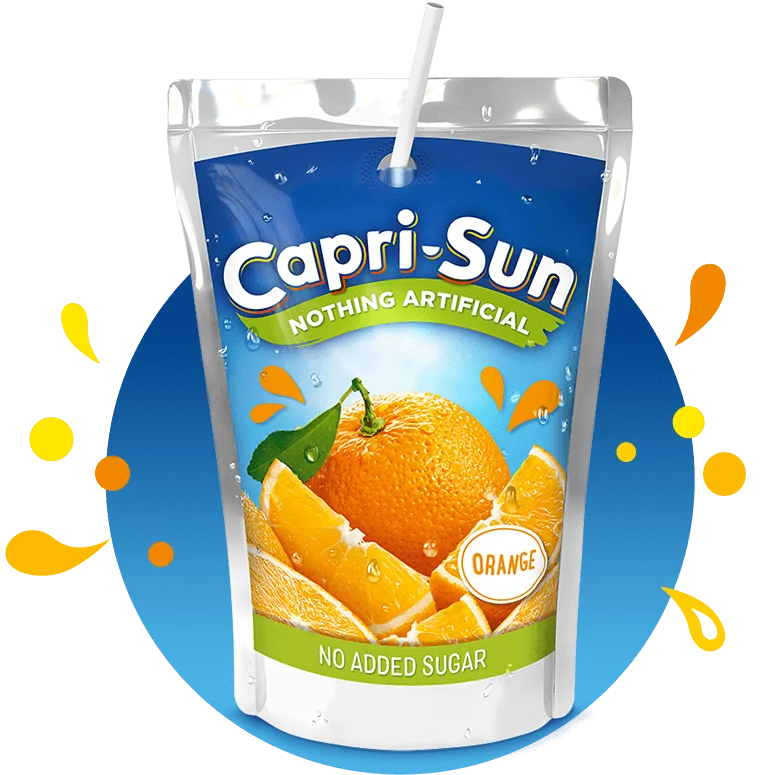 Capri-Sun Nothing Artificial No Added Sugar Orange 200ml-Food