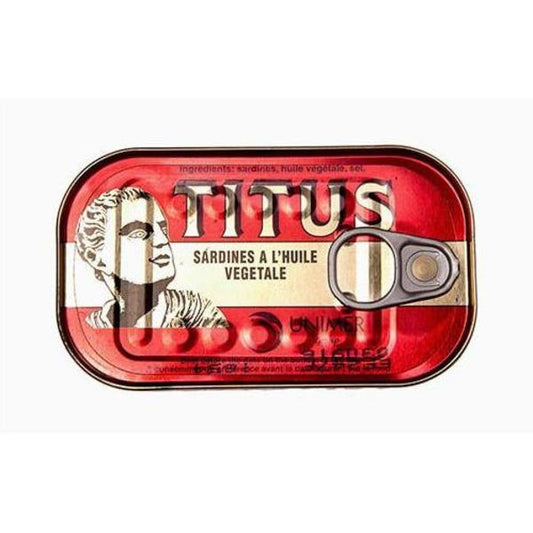 MASTitus Sardines in Sunflower Oil 125g Box of 3-Fd