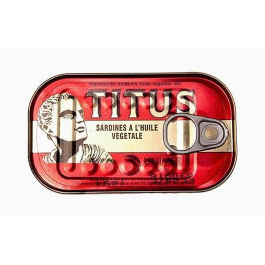 Titus Sardines in Sunflower Oil 125g