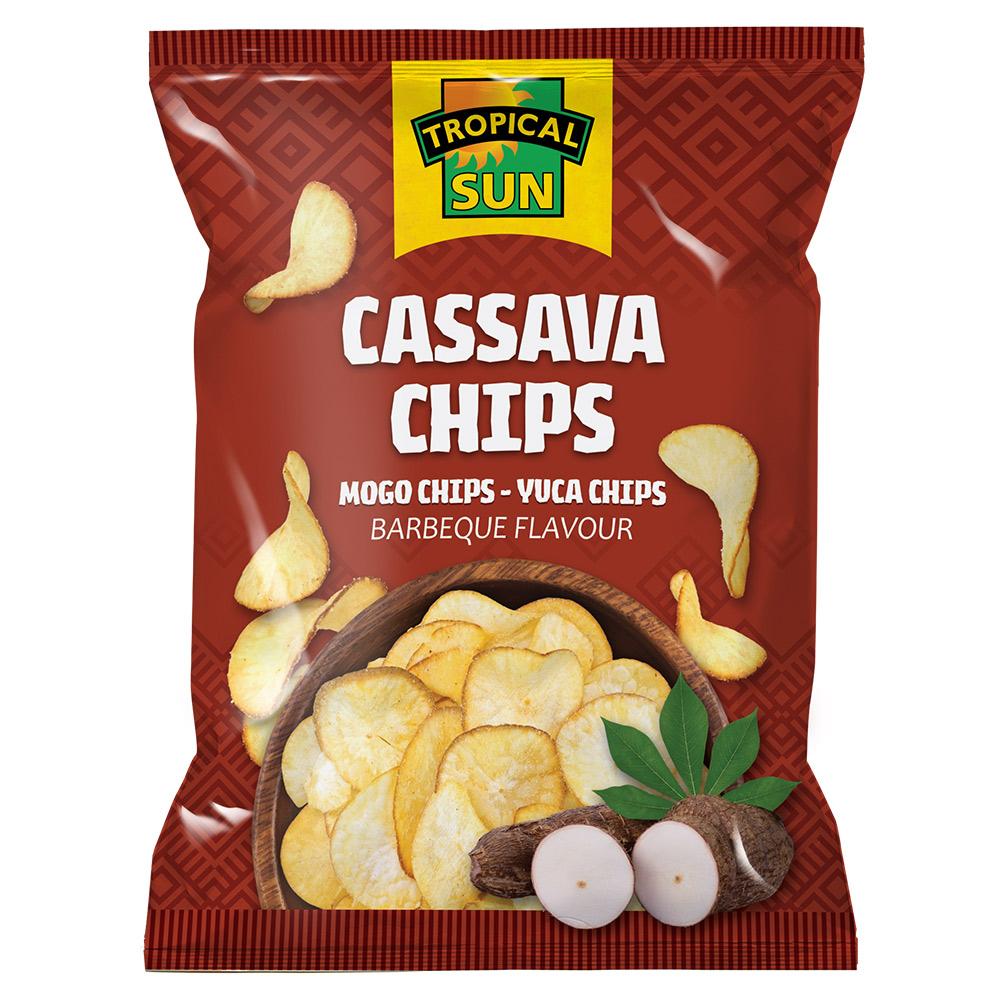 MASTropical Sun Cassava Chips BBQ 80g-Fd