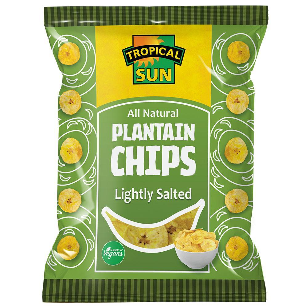 MASTropical Sun Plantain Chips Salted 40g Box of 12-Fd