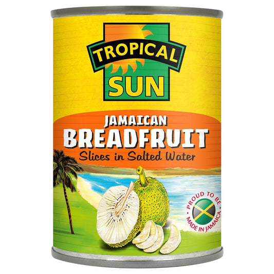 MASTropical Sun Jamaican Breadfruit 540g-Fd Ackee & Callaloo - Made in Jamaica Asetena Pa 
