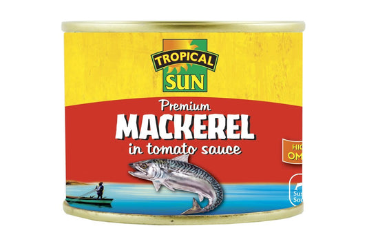 Tropical Sun Mackerel in Tomato Sauce 200g Box of 12