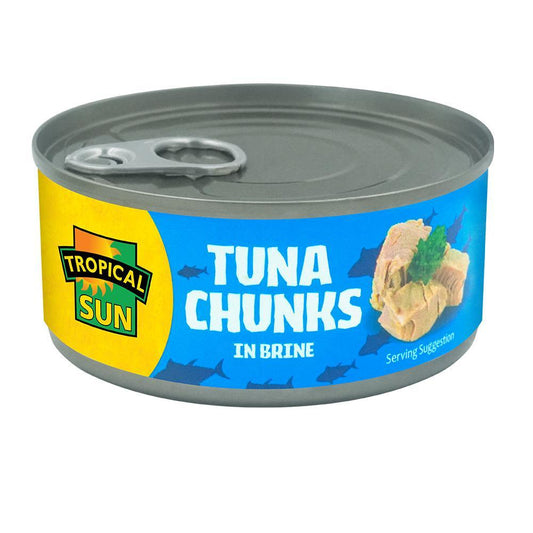 Tropical Sun Tuna Chunks in Brine 160g Box of 6-Fd