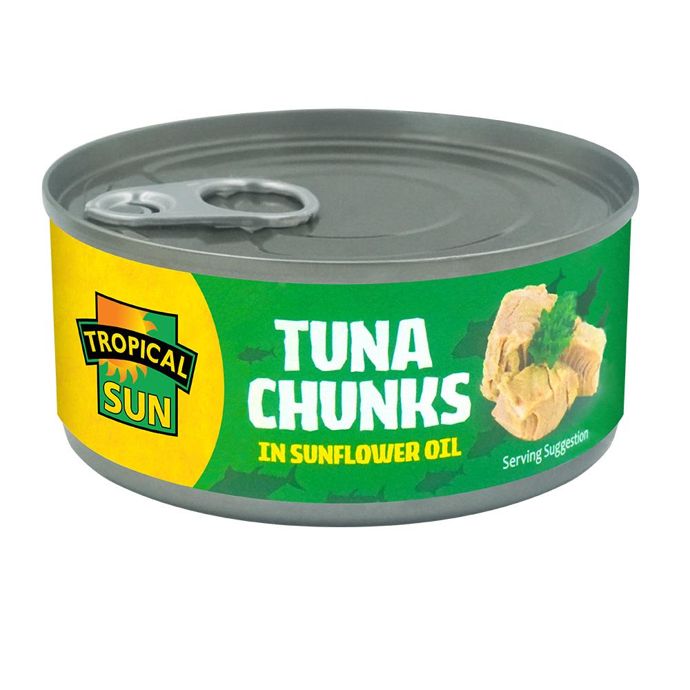 SKTropical Sun Tuna Chunks in Sunflower Oil 160g