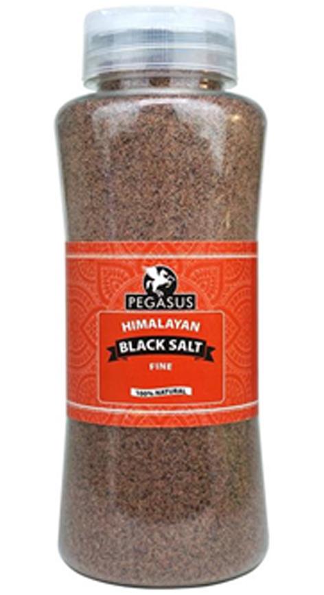 Pegasus Himalayan Black Salt Fine 800g Box of 6