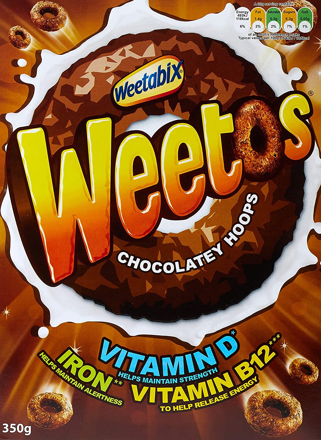 Weetos Chocolatey Hoops 350g-Food