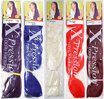 X-pression Ultra Braid 120g Synthetic Hair Braiding Extensions