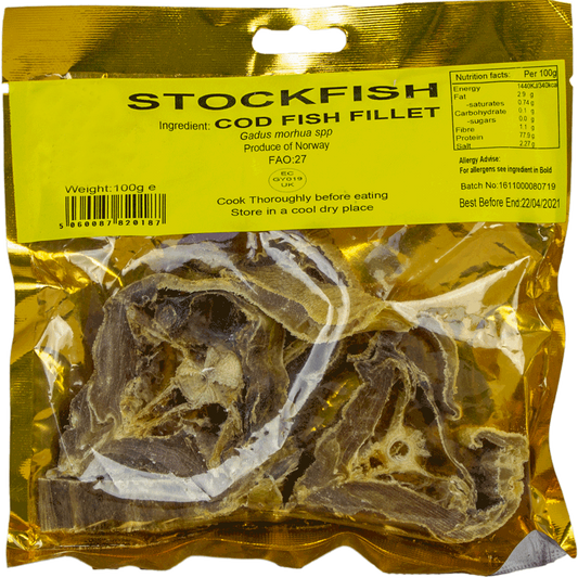 Stockfish Cod Fillet 100g