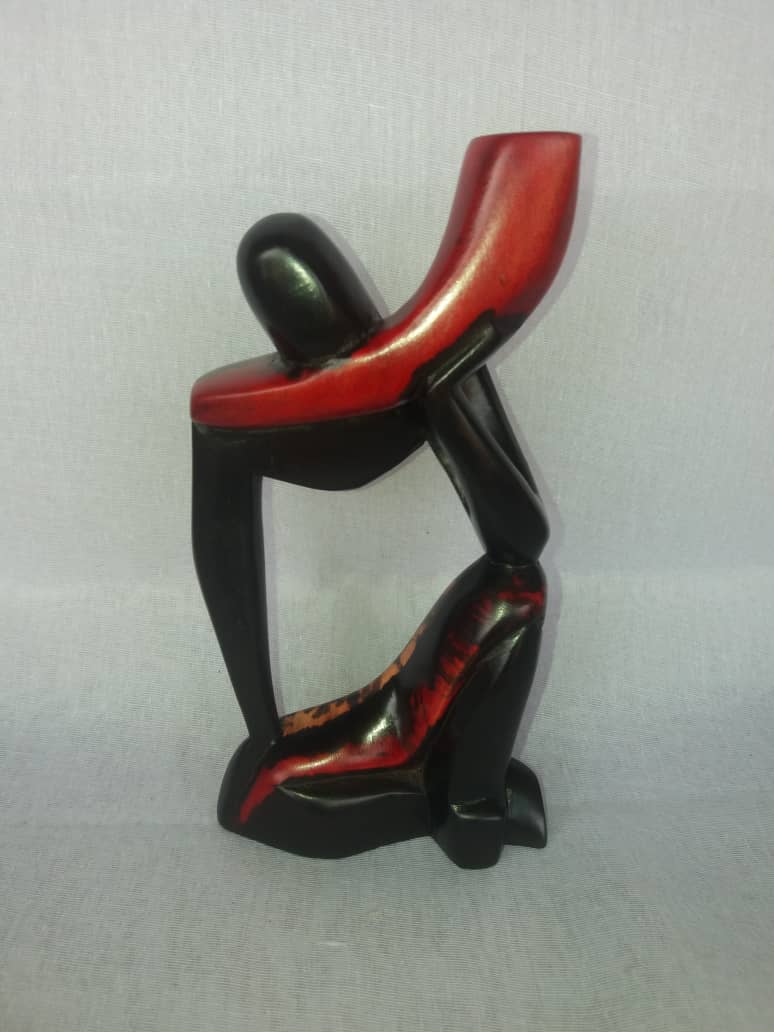 SKWest African Culture Wood Sculpture