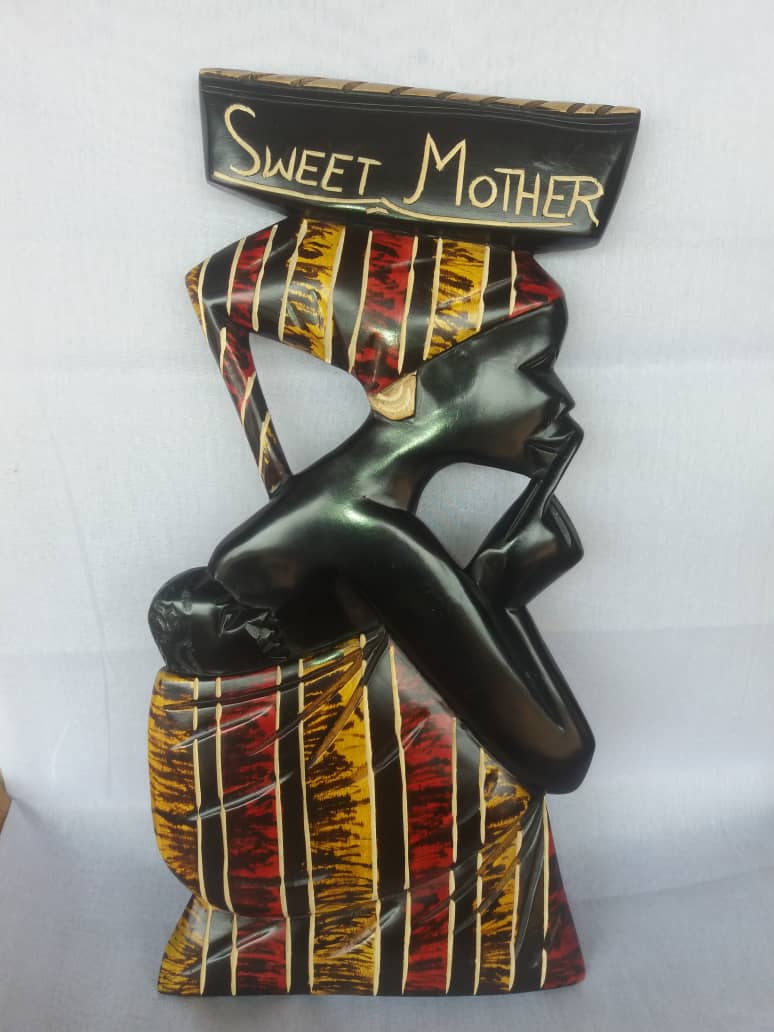 African Wooden Figure Sculpture