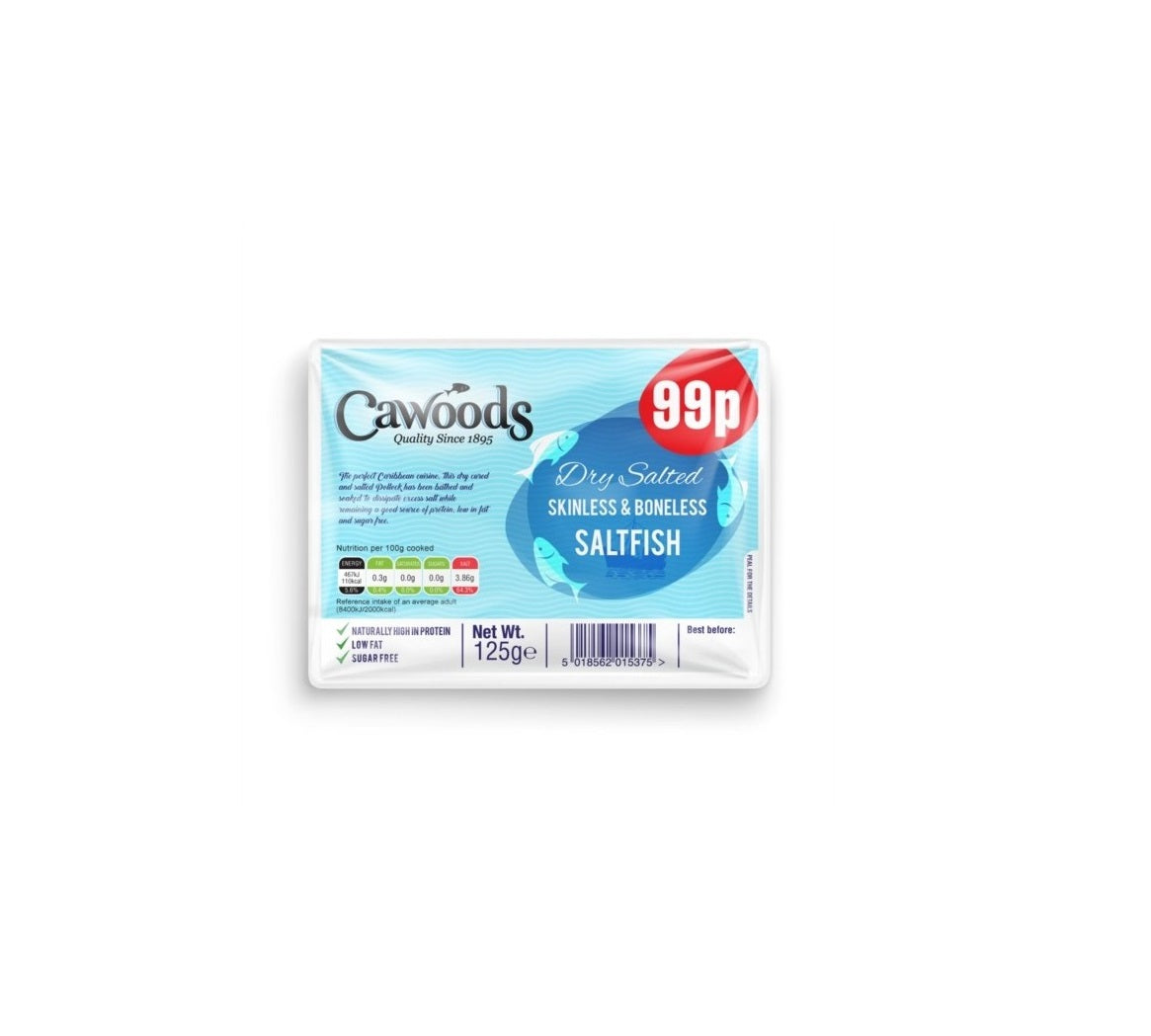 MASCawoods Skinless and Boneless Saltfish 100g-Fd