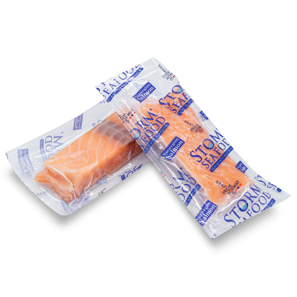 Frozen Norwegian Skinless & Boneless IQF Salmon Portions (4-5oz)-1x10 Sales Asetena Pa 