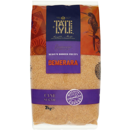 MASTate and Lyle Demerara Sugar 3kg Box of 4-Fd