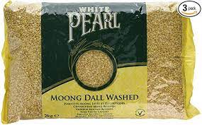 White Pearl Moong Dall Washed 2kg-Food