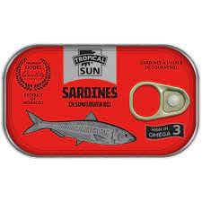 SKTropical Sun Sardines in Sunflower Oil 125g