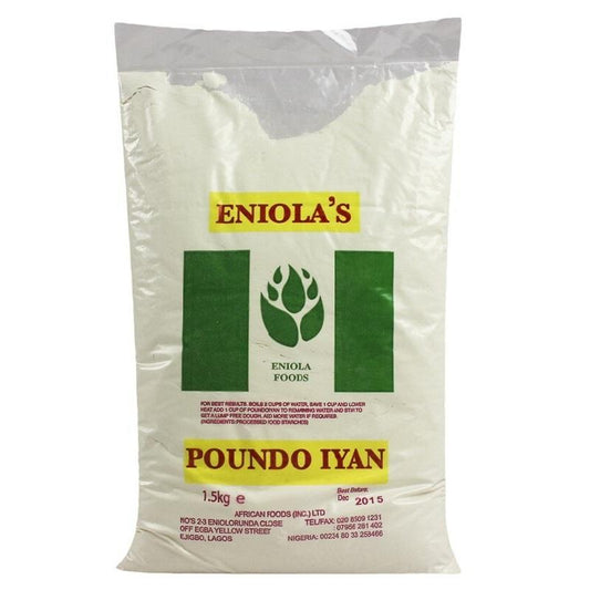MASEniola's Poundo Iyan 1.5kg Box of 10-Fd