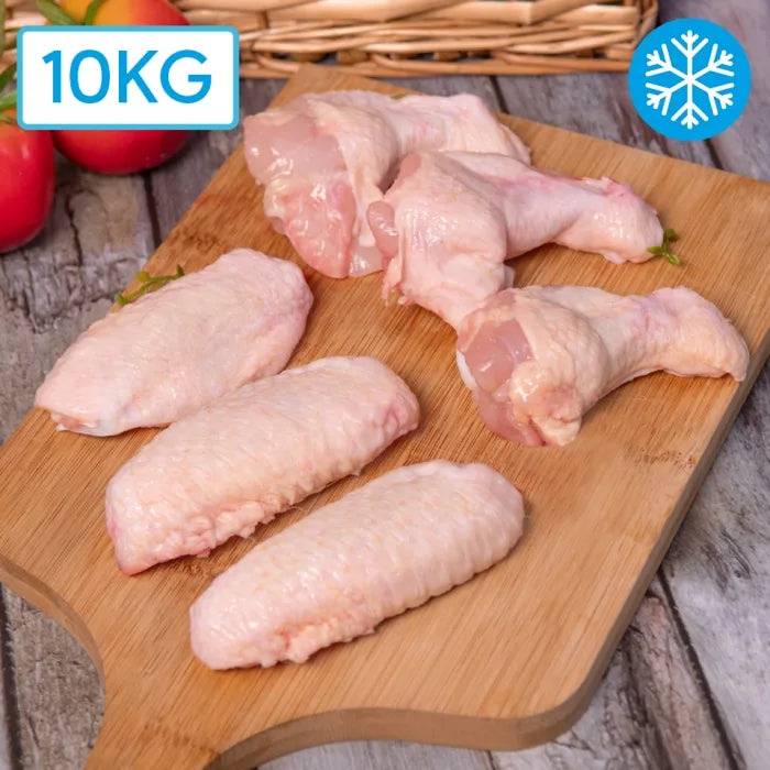 MASFrozen Halal Mixed Wings (Prime & Mid)-1x10kg-Food