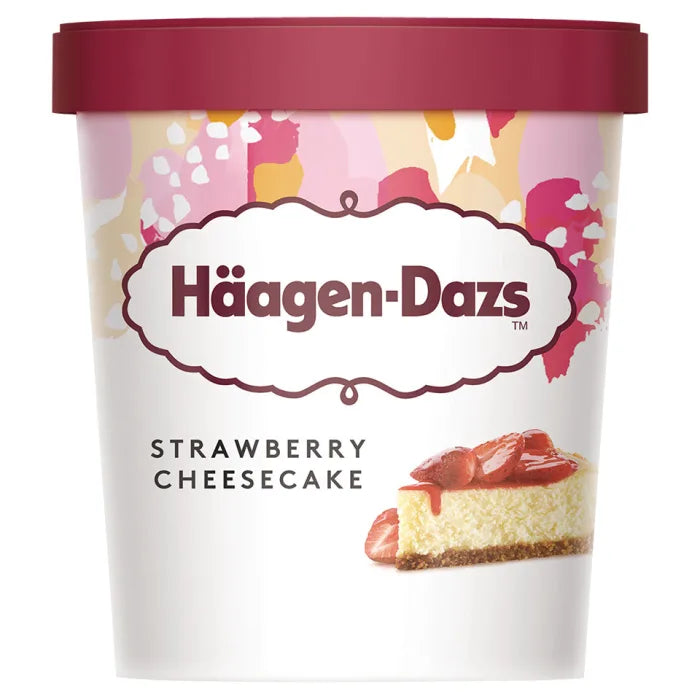 MASHaagen Dazs Strawberry Cheesecake Ice Cream 8pc x  460ml-Food