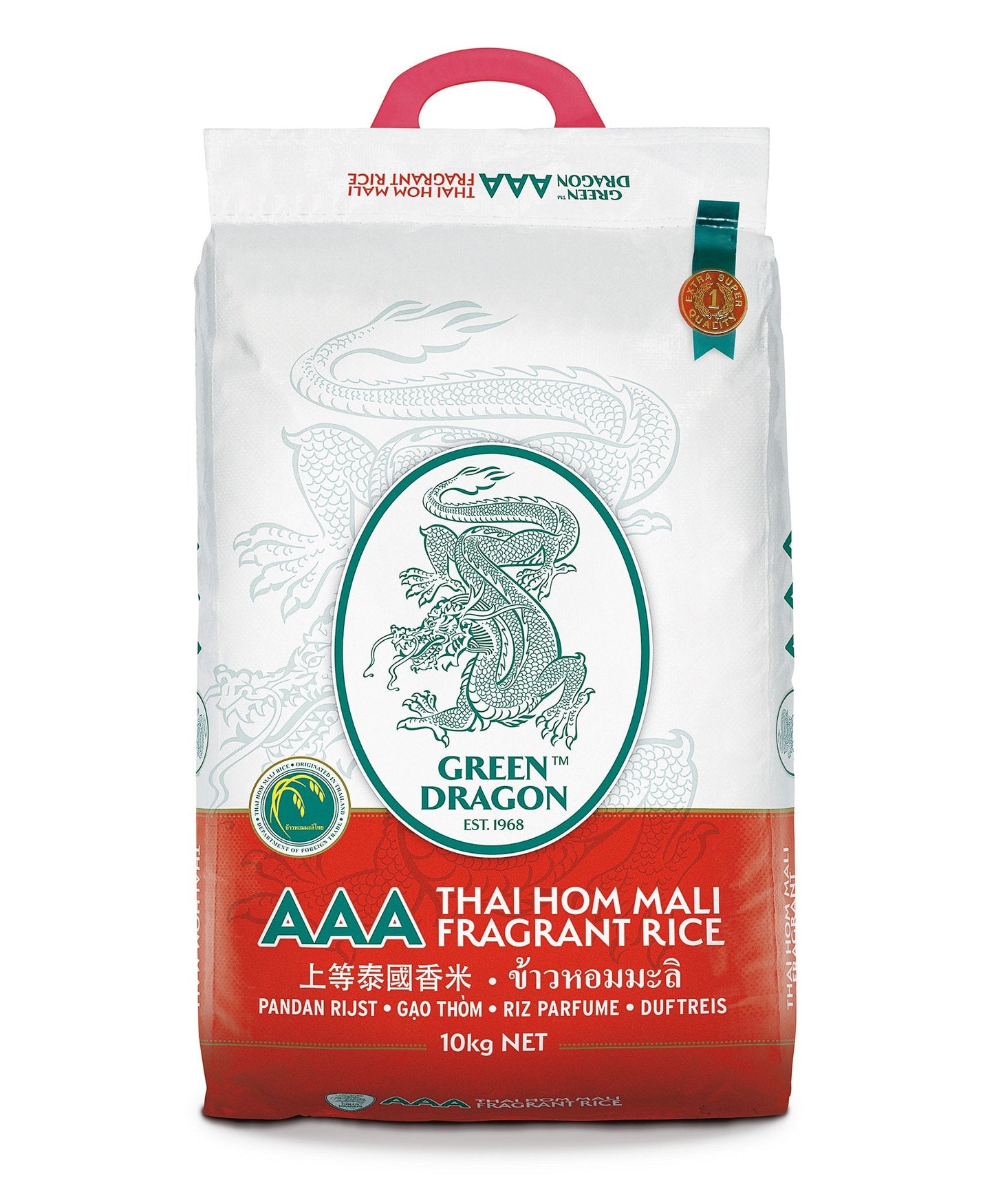 MASDragon Fragrant Rice 10kg Box of 1-Fd