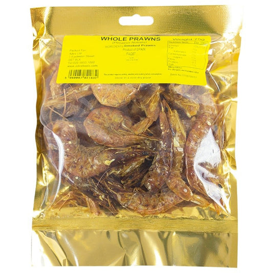 Smoked Whole Prawns 75g