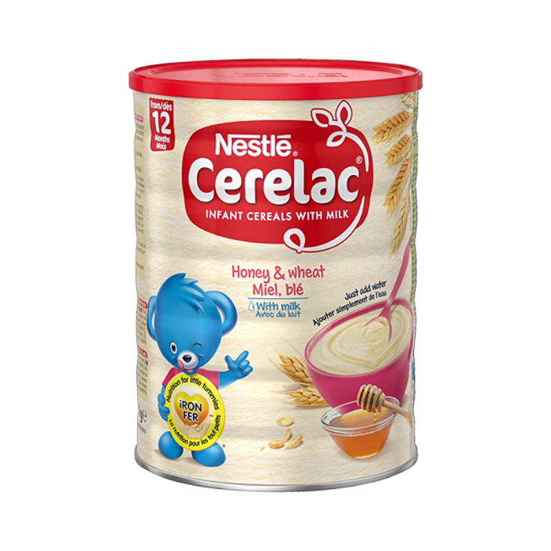 MASNestlé Cerelac Honey & Wheat 12+ 400g Case of 6-Fd