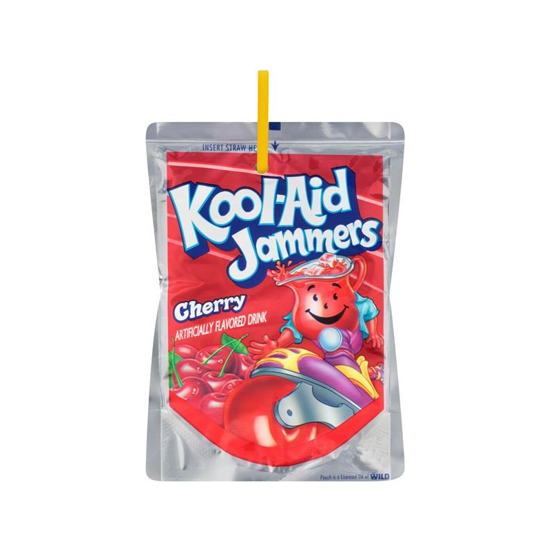 Kool Aid Jammers Cherry 142ml Box of 40