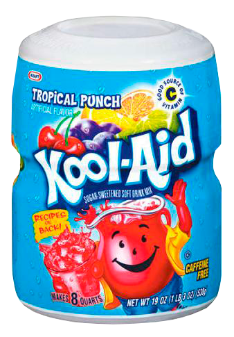 Kool Aid Tropical Punch Tub 538g