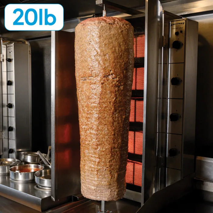 MASHalal All Lamb Doner Kebab (20 lb) 1 x 9.07kg-Food