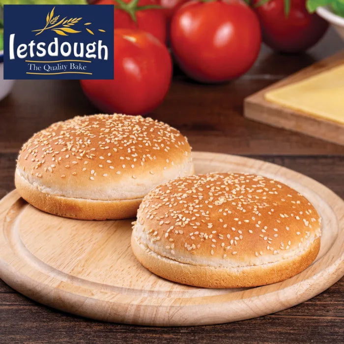 MASLetsdough 5" Seeded Burger Buns 1 x 48-Food