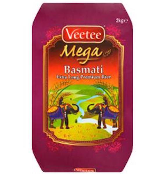 SKVeetee Mega Long Basmati Rice 2kg
