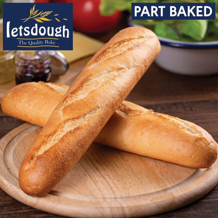 Letsdough Part Baked Demi Baguette Traditional (27cm)-115g
