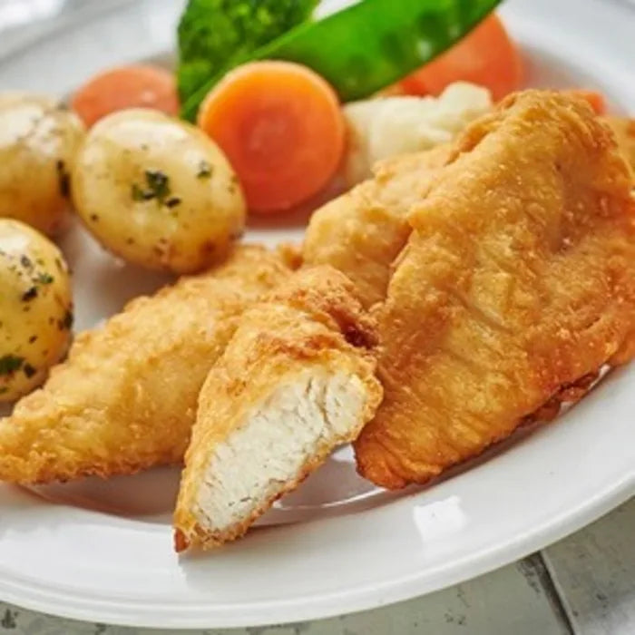 MASParagon Halal Fully Cooked Whole Muscle Battered Chicken Mini Fillets-1x2kg-Food