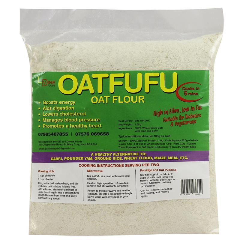 MASLDVINE Oat Fufu 1.5kg Box of 10-Fd