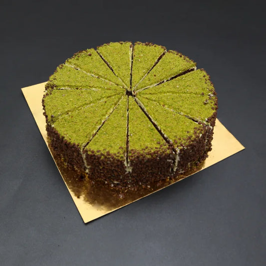 Letscake Pistachio Dream Cake (12 Pre-Portions) 1x1.68Kg