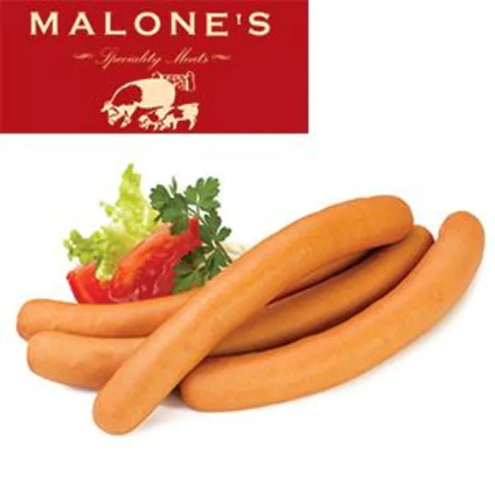 MASMalones Frankfurters 7.5" (Hot Dogs) 60 x 65g-Food
