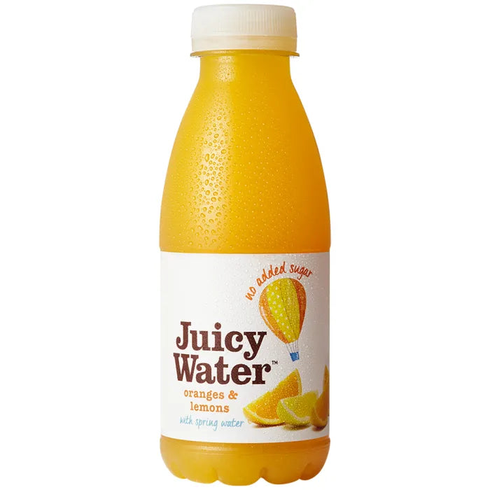 MASJuicy Water Oranges & Lemons 12 x 420ml-Food