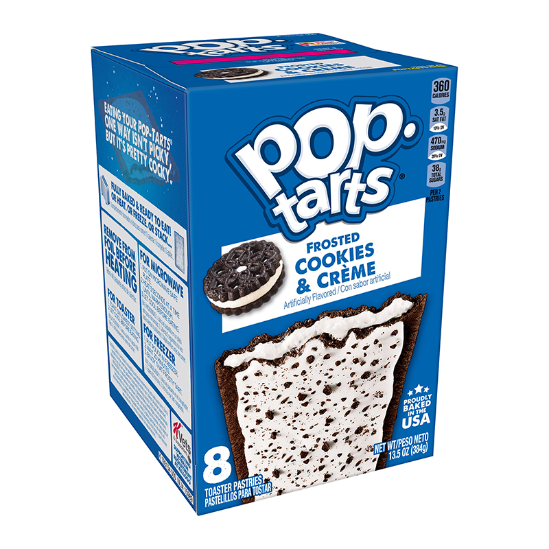 SKPop Tarts Cookies and amp Cream 8pz 384g