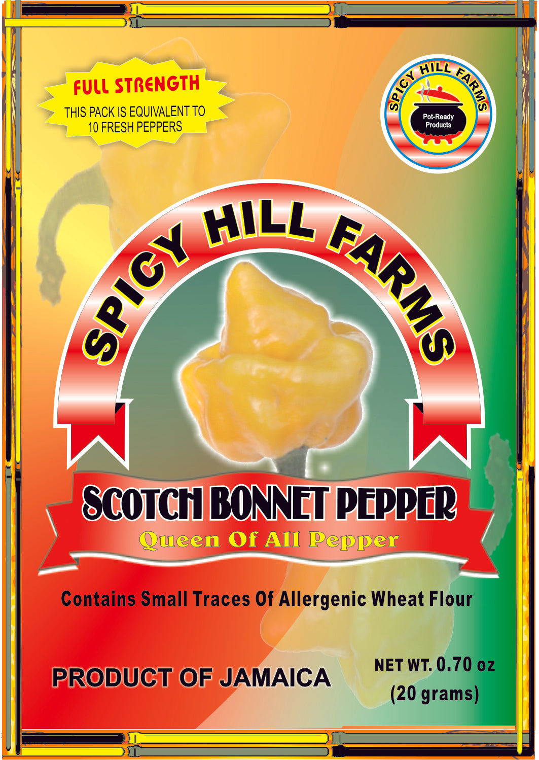 Spicy Hill Farms Scotch Bonnet Pepper 25g