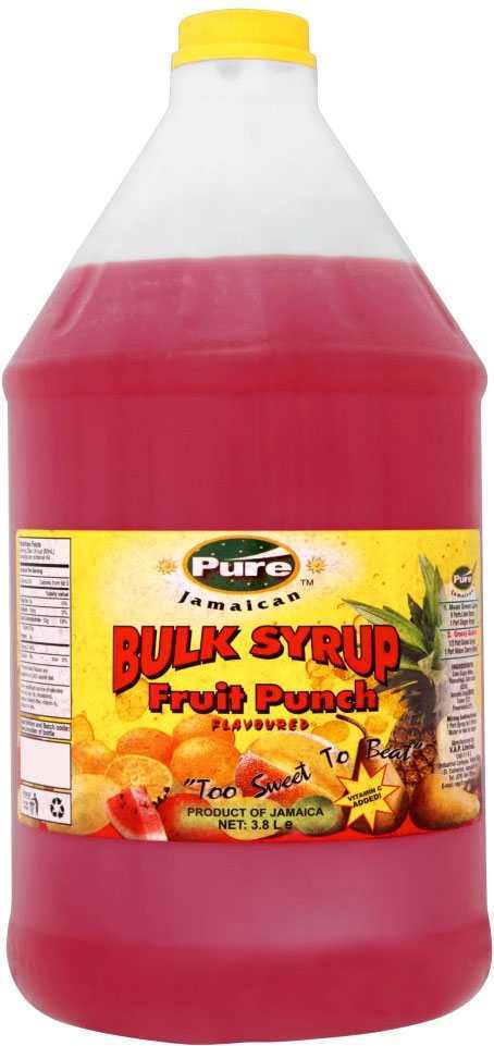 MASPure Bulk Strawberry Syrup 3.8L-Fd