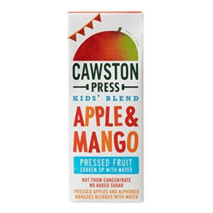 MASCawston Press Kids Carton Apple & Mango 18 x 200ml-Food
