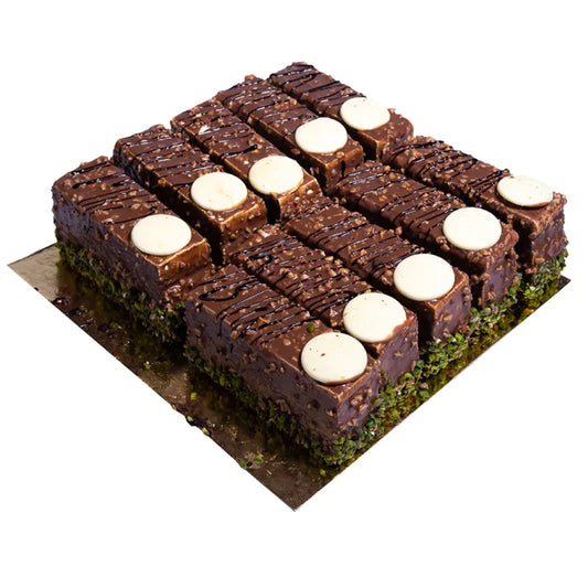 Letscake Hazelnut & Pistachio Chocolate Slices 10pc x 185g