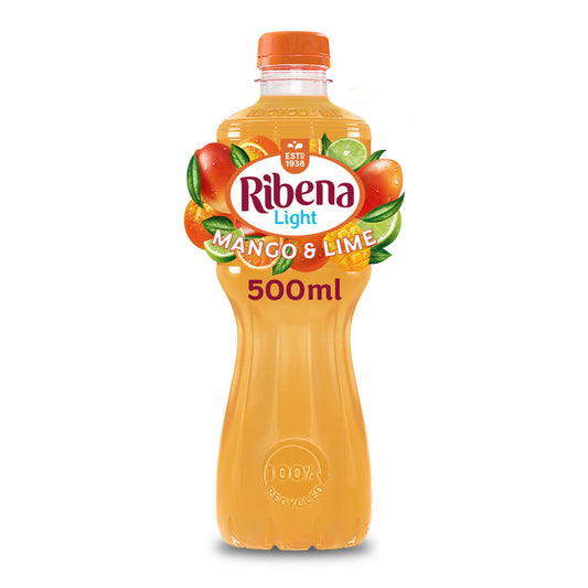 Ribena Mango and Lime Juice Drink No Added Sugar 500ml
