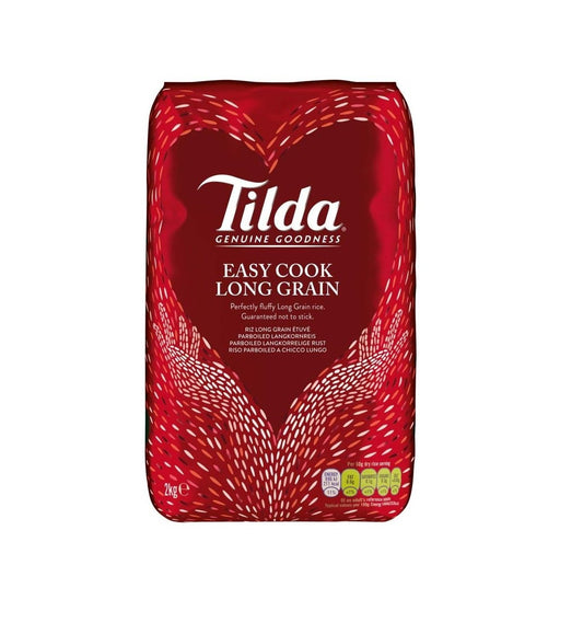 Tilda Easy Cook Rice 2kg Box of 4